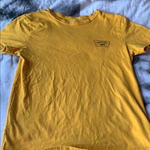 yellow vans graphic tee